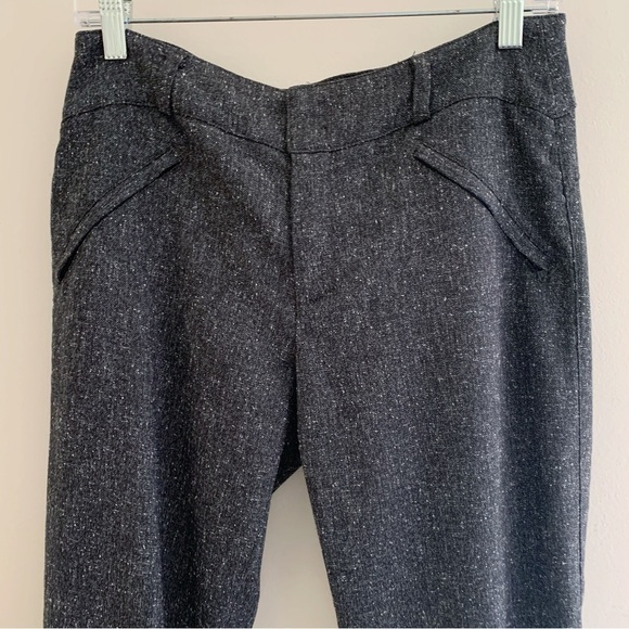 Elevenses Pembroke Tweed Joggers 4 Grey Anthropologie - Picture 3 of 11